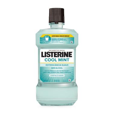 Imagem de Enxaguante Bucal Listerine Cool Mint Zero Álcool Hortelã Suave 1 Litro