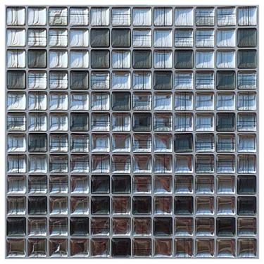 Imagem de Pastilha Adesiva Mini Glass Cristal Kit 4 Placas Adesivo 3M