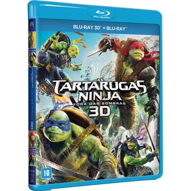 Imagem de BLU-RAY + BLU-RAY 3D - AS TARTARUGAS NINJA: FORA DAS SOMBRAS