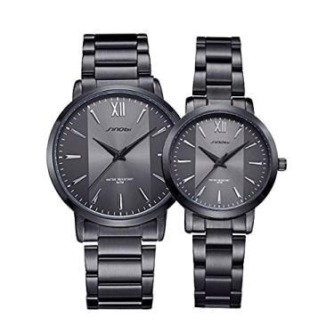 Imagem de Relógio de Pulso Sinobi Relógio de Aço Inoxidável Conjunto À Prova D'agua (C2)