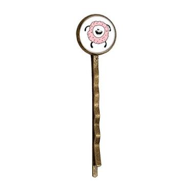 Imagem de Universe Alien Pink Cyclops Retro Metal Hair Bobby Pin Headwear