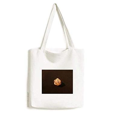 Imagem de Bolsa de lona branca para jogos de jogos, bolsa de compras casual