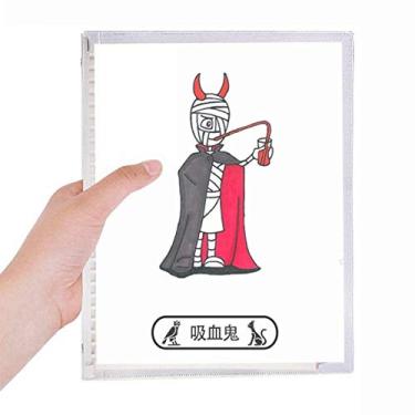 Imagem de Caderno Egito Mamãe Dia das Bruxas Vampiro Horus Folhas Soltas Diário Recarregável