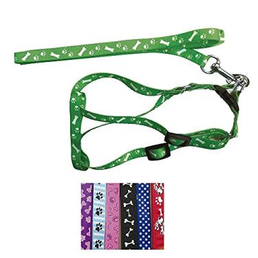 Imagem de Coleira Peitoral C/Guia Para Cães Até 15kg Variadas - Sap