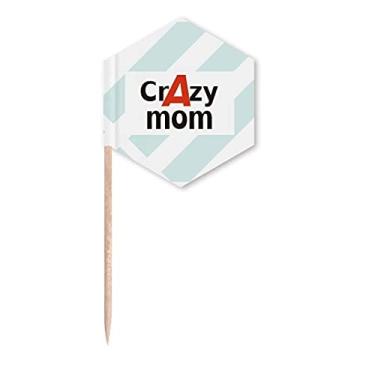 Imagem de Bandeiras de palitos de palito de palitos de cupcake melhores e legais da Crazy Mom
