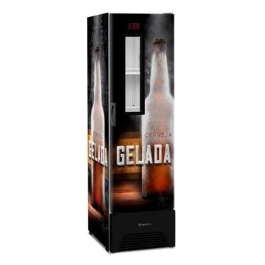 Imagem de Cervejeira Expositor Vertical Metalfrio 324 Litros 220V VN28FP Adesivado Cerveja Gelada linha Optima
