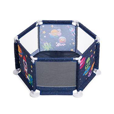 Imagem de Cercadinho Infantil Chiqueiro Portátil Playpen MaxiBaby (Azul)