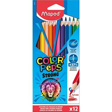 Imagem de Lápis de colorir Maped Color Peps Strong (pacote com 12)