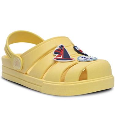 Imagem de Sandália Babuche Infantil Nº 19 ao 28 Masculino Chinelo Leve Macio 12.62 (Amarelo, BR, Criança de 1 a 3 anos, Numérico, 22)