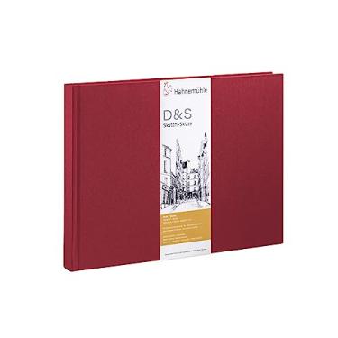 Imagem de Desenho D&S Sketch Book 140 g/m², vermelho, A4, paisagem, 80 fls