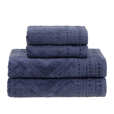 Imagem de Buddemeyer Jogo de Toalhas Concórdia Gigante Azul 4 Peças