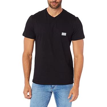 Imagem de Camiseta,Logo peito V,Calvin Klein,Masculino,Preto,M