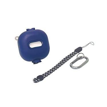 Imagem de Capa de bloqueio seguro para fone de ouvido com absorção de choque capa dura de TPU com cordão para Samsung para Galaxy Buds 2 Pro/Buds 2/ Buds Pro/Buds Live