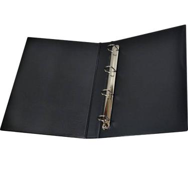 Imagem de Fichário Acp 4 Argolas A5 Preto 195Mm X 250Mm X 40Mm