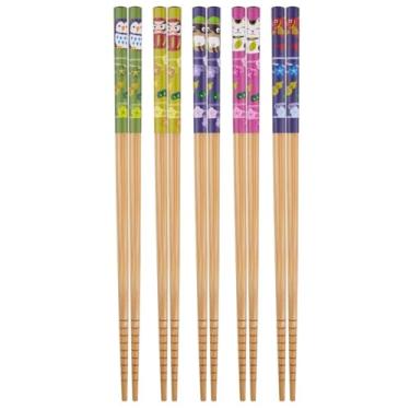 Imagem de Kit Jogo de Hashi de Madeira (Palitinho Japonês) - Variados Japão - 5 pares