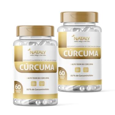 Imagem de Kit Com 02 - Cúrcuma 95% Curcumina 60 Capsulas de 500mg Nataly