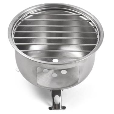 Imagem de Fogão de acampamento portátil Mini fogão a lenha para mochila Sobrevivência Queimador de álcool Grelha a carvão para álcool Vela Cozinha a lenha Churrasco Piquenique