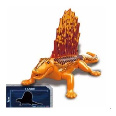 Imagem de Blocos De Montar Dinossauro Lagarto Espinossauro