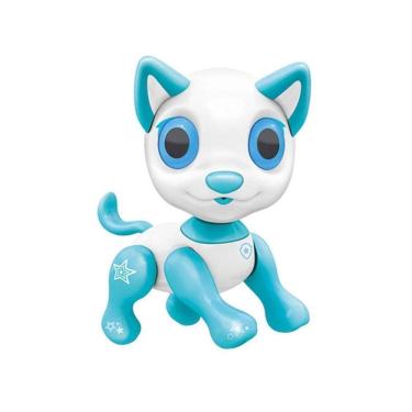 Imagem de Brinquedo Robo Smart Pet Interativo Branco Pudim Toyng 43130