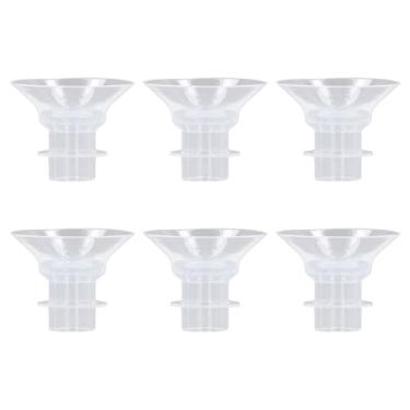 Imagem de Inserções de Flange de Silicone de 6 Peças, Acessórios de Bomba Tira Leite Portátil de Higiene para Bomba Tira Leite Portátil, Compatíveis Com Protetores de 24 Mm, Substituição