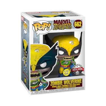 Imagem de FUNKO POP MARVEL ZOMBIES EXCLUSIVE - ZOMBIE WOLVERINE 662 (GLOWS IN THE DARK)
