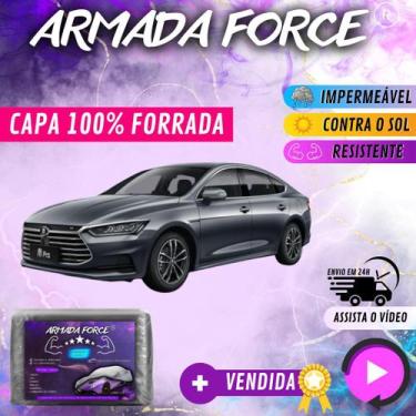 Imagem de Capa Cobrir Carro BYD QUIN PRO 100% Forrada Armada Force 100% Impermeá