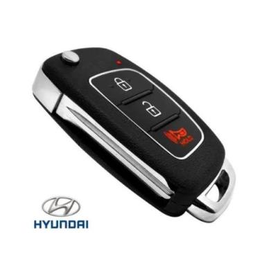 Imagem de Chave Canivete Carcaça Oca Capa Hyundai Hb20 Hb20s Hb20x Qualidade Pre
