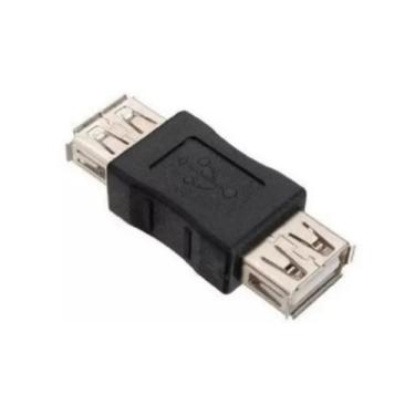 Imagem de Emenda Conector Adaptador Usb Femea X Femea Junção Para Cabo - SAMU EL