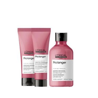 Imagem de Kit Pro Longer Shampoo + Cond + Leave L'Oréal - L'Oréal Professionnel
