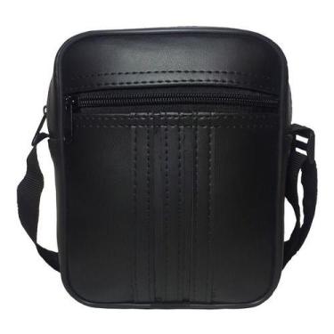 Imagem de Bolsa De Ombro Masculina Transversal Black Regulável - SPORT, Preto