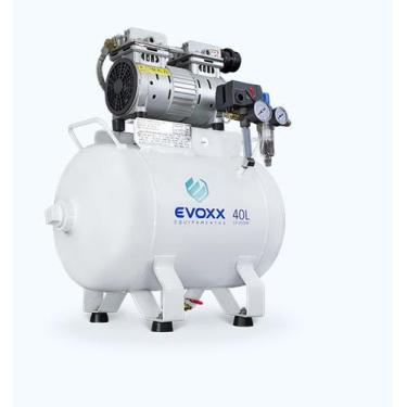 Imagem de Compressor de Ar Odontologico 40 LITROS 1,14 HP - EVOXX, 220V