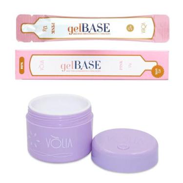 Imagem de Sachê Refil Gel Base Pink + Pote Eco Reutilizável 30G Vlia - Vòlia