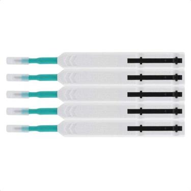 Imagem de 5 Canetas Para Limpeza Conector Fibra Óptica Cleaner SC FC ST - exbom