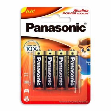 Imagem de Pilha Alcalina Aa Pequena Panasonic Sm-4 Lr6xab/4b192 - Pç / 4