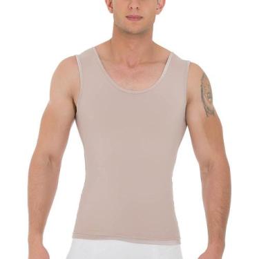Imagem de Cinta Regata Masculina Sem Colchetes Confort 1193 - Mabella, Castanho,