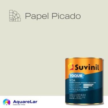 Imagem de Toque Seda Suvinil Acetinado 3,2L, PAPEL PICADO, 3,2L