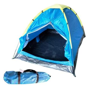 Imagem de Barraca Camping Para 3 Pessoas Importway Com Cobertura Mosquiteiro Por