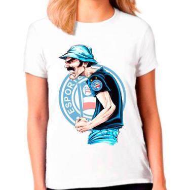 Imagem de Camiseta sr madruga bahia chaves feminina - DESIGN CAMISETAS, Branco, 