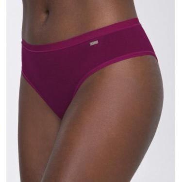 Imagem de Calcinha Feminina Lupo Loba Biquini  40353-001, Bordô, GG