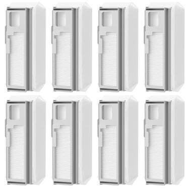Imagem de Pacote com 8 sacos de pó para aspirador de pó Narwal Freo X Ultra & Freo X Plus, saco de pó descartável de substituição com capacidade de 1L com filtro Hepa integrado