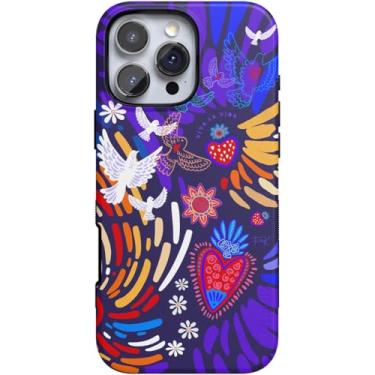 Imagem de Casely Capa para celular de 6,2 polegadas | Viva La Vida | Colagem Frida Kahlo | Design de capa protetora arrojado