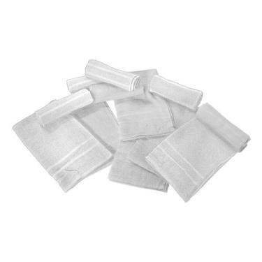 Imagem de Kit Com 12 Unidades De Toalha Para Barbearia Salão de Cabelo Manicure 