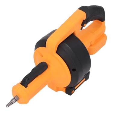 Imagem de Máquina de Dragagem Elétrica Sem Fio Tubulação do Lítio do Eixo Helicoidal do Dreno Com Cabo de 7m, Luz do Diodo Emissor de Luz para a Tubulação do Banheiro 3/4in-2in do