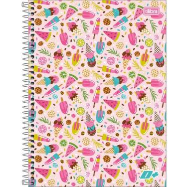 Imagem de Caderno Espiral Capa Dura Universitário 20 Matérias D+ Feminino 400 Fo