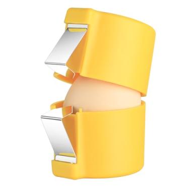 Imagem de Abridor de casca de ovo, ferramenta descascador de ovos para ovos cozidos, cortador de biscoito de ovo para ovos crus, separador de disjuntor para cortar ovos cozidos para uso doméstico na cozinha
