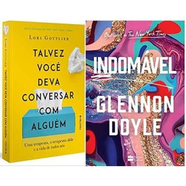 Imagem de KIT 2 LIVROS Talvez você deva conversar com alguém + Indomável