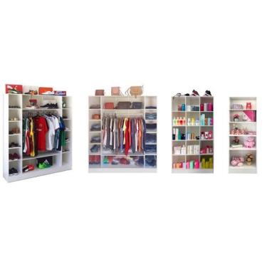 Imagem de Expositor Para Loja Colméias E Armário Magia Móveis 4 Peças