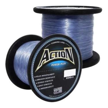 Imagem de Linha de pesca marine sports action power plus grey 0,300mm /600mt - 1