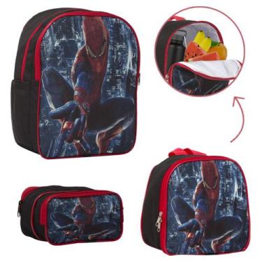 Imagem de Bolsa Escolar Menino Spider Man Creche Resistente Costas - TOYS 2U