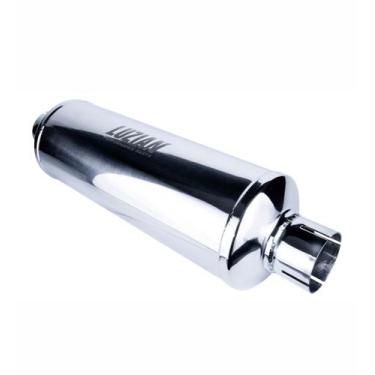 Imagem de Abafador Intermediário Aço Inox La021 Premium Saída 2,5 Pol - Gusta Ca